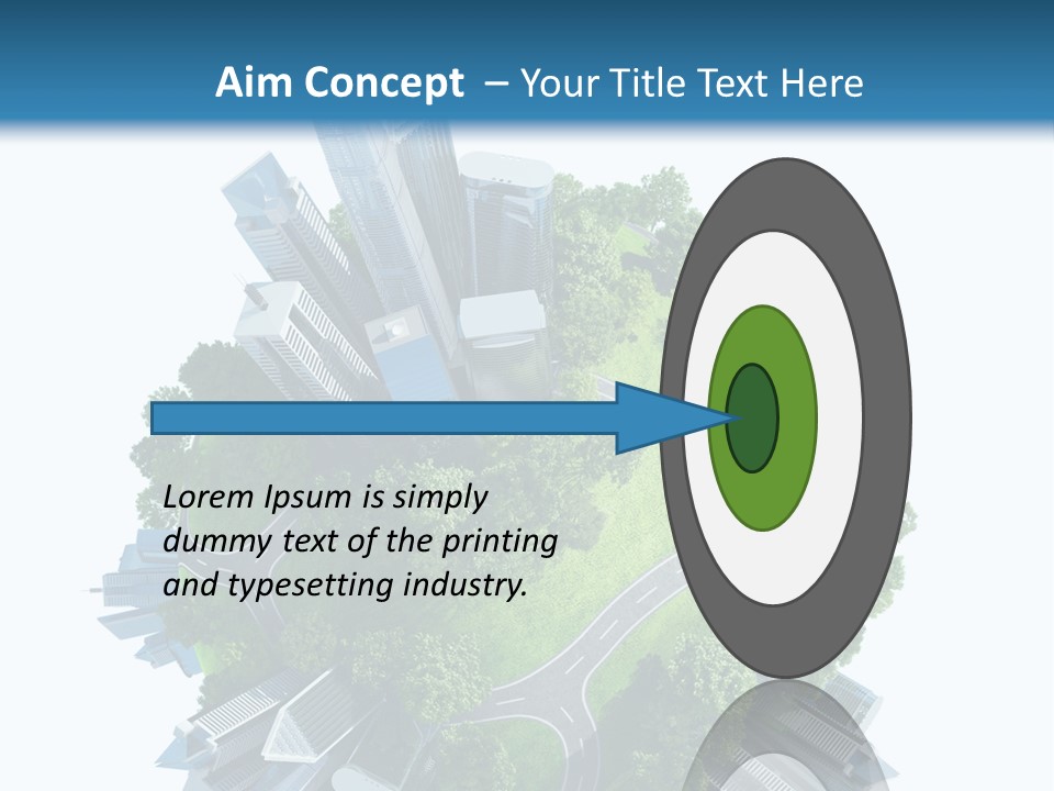 Architecture Metropolis Office PowerPoint Template