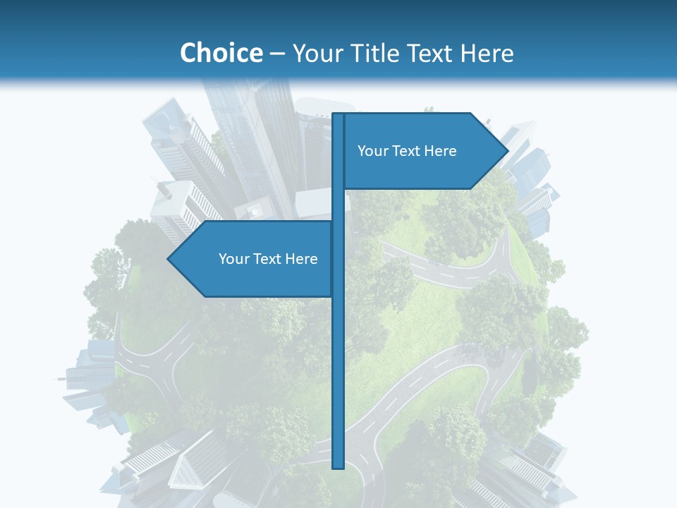 Architecture Metropolis Office PowerPoint Template