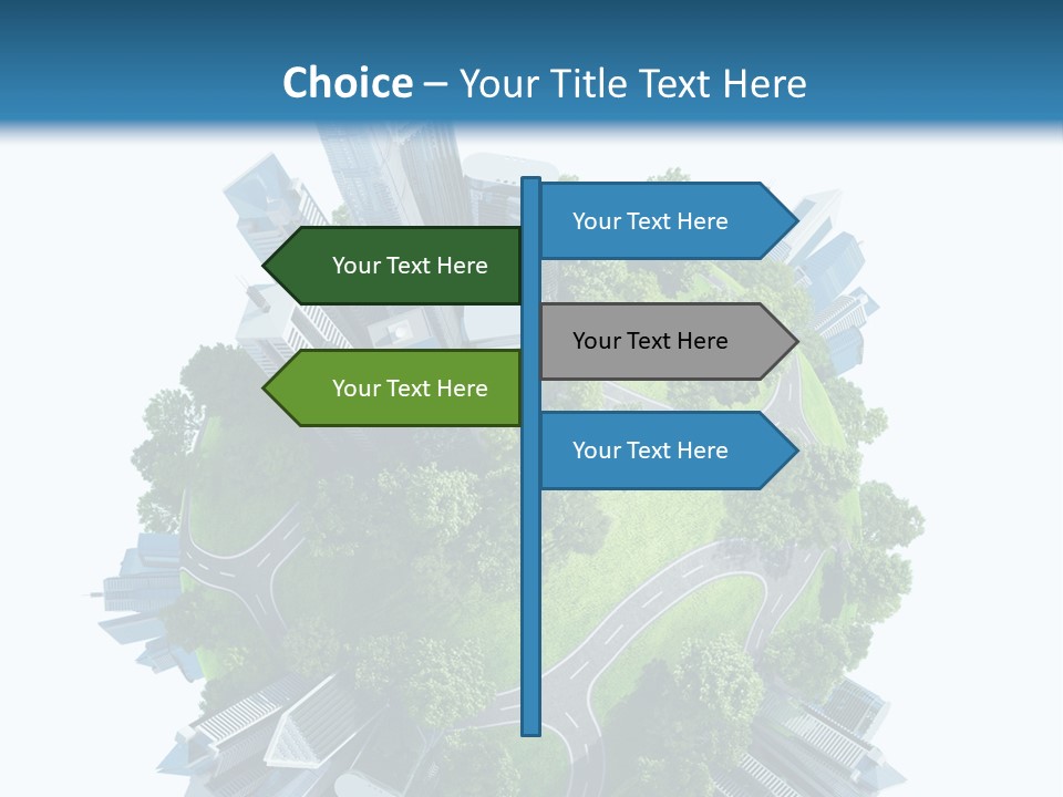 Architecture Metropolis Office PowerPoint Template