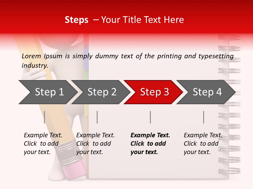 Diary Book Memo PowerPoint Template