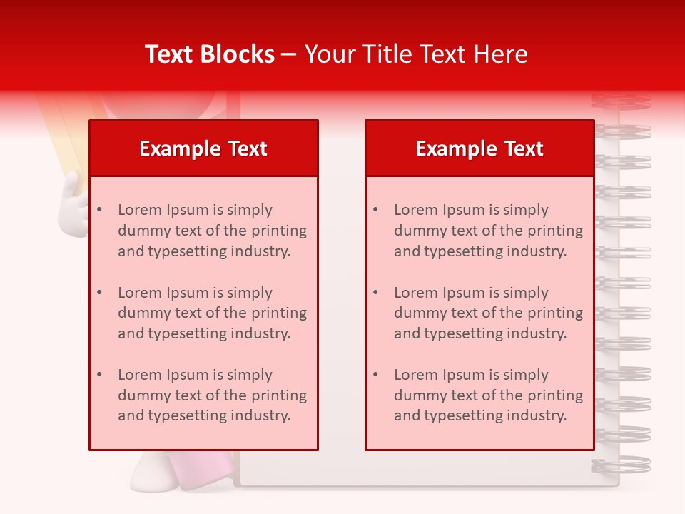 Diary Book Memo PowerPoint Template