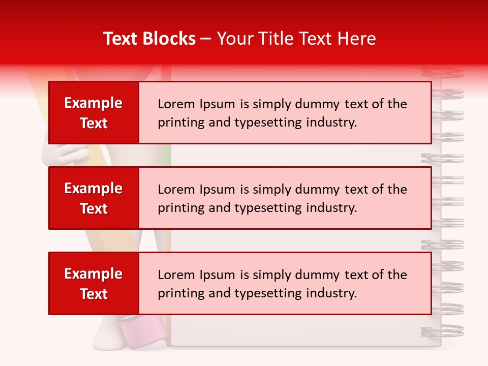 Diary Book Memo PowerPoint Template