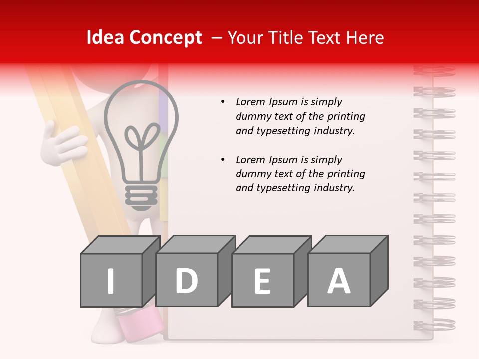 Diary Book Memo PowerPoint Template