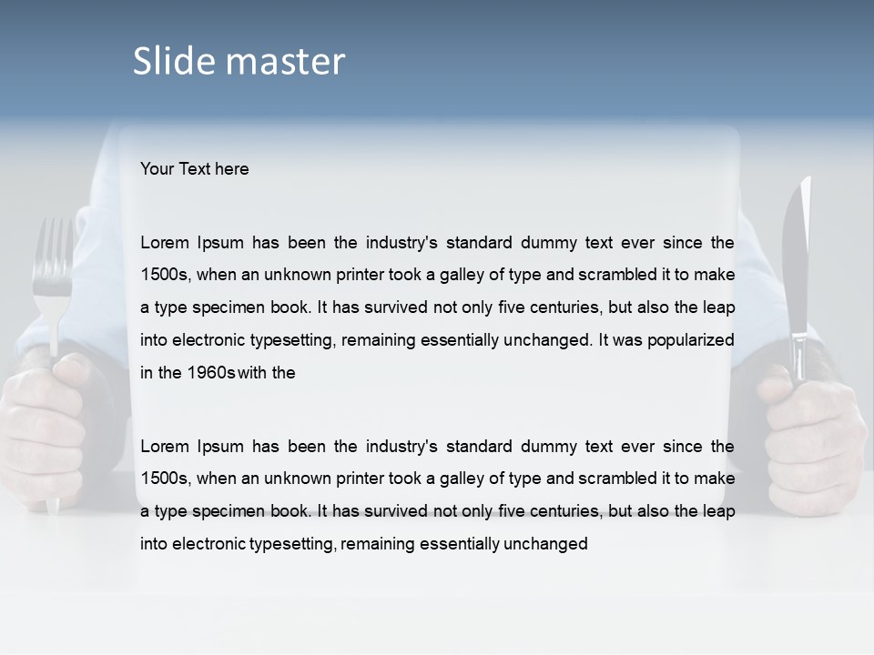 Technology Lunch Interaction PowerPoint Template