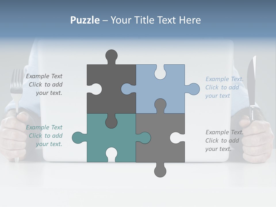 Technology Lunch Interaction PowerPoint Template