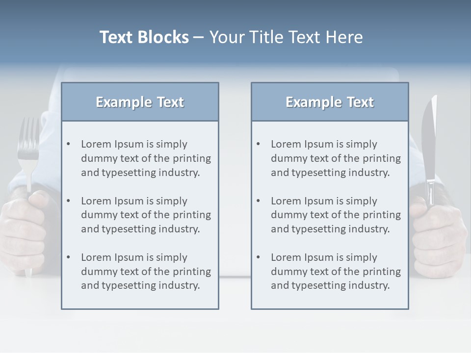 Technology Lunch Interaction PowerPoint Template