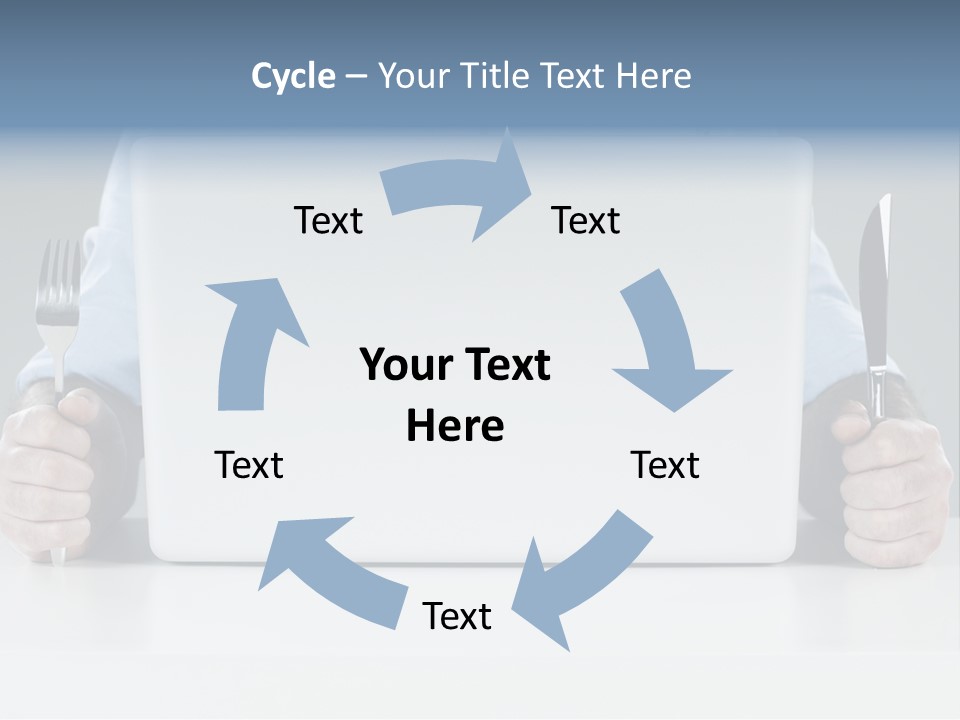 Technology Lunch Interaction PowerPoint Template