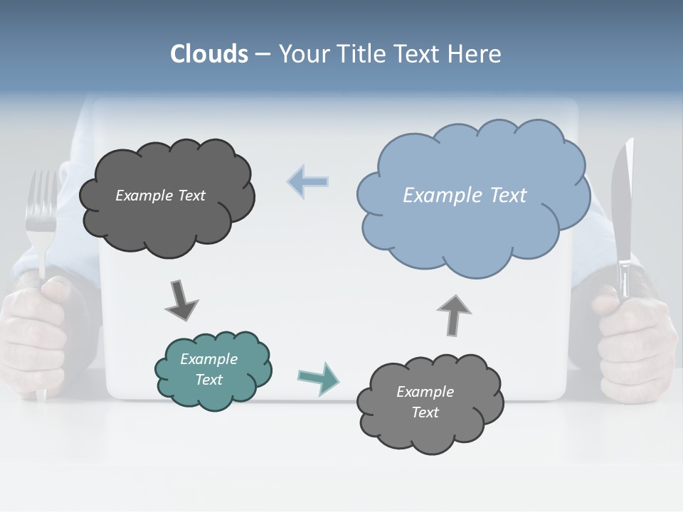 Technology Lunch Interaction PowerPoint Template