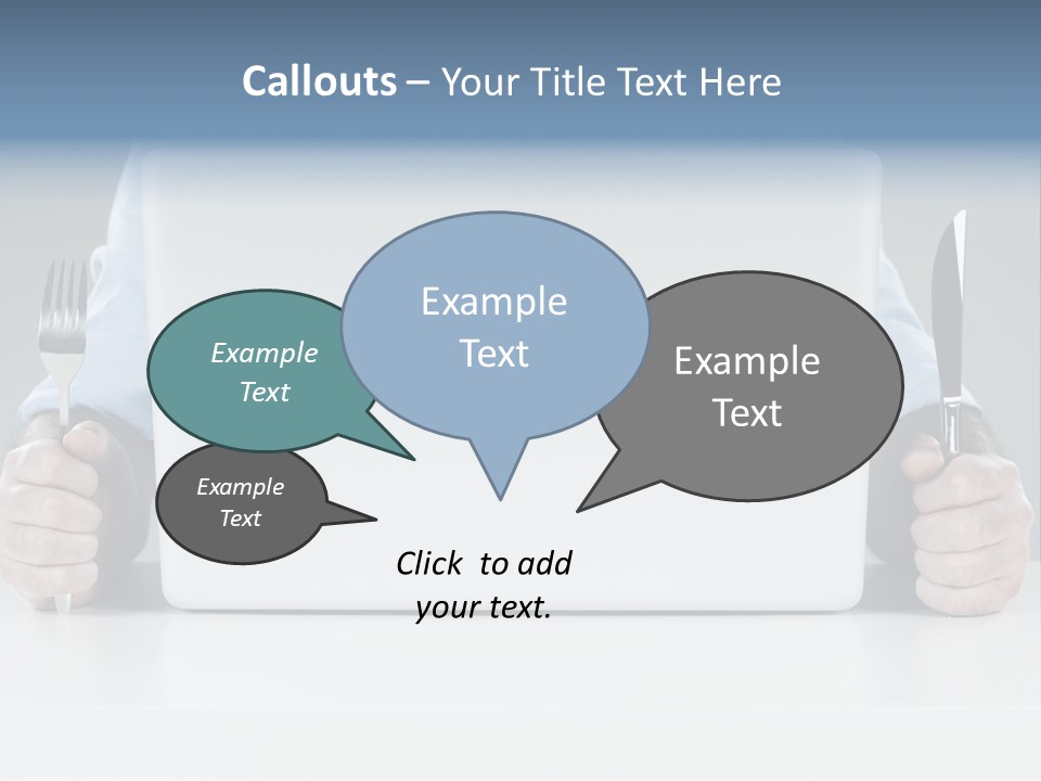 Technology Lunch Interaction PowerPoint Template