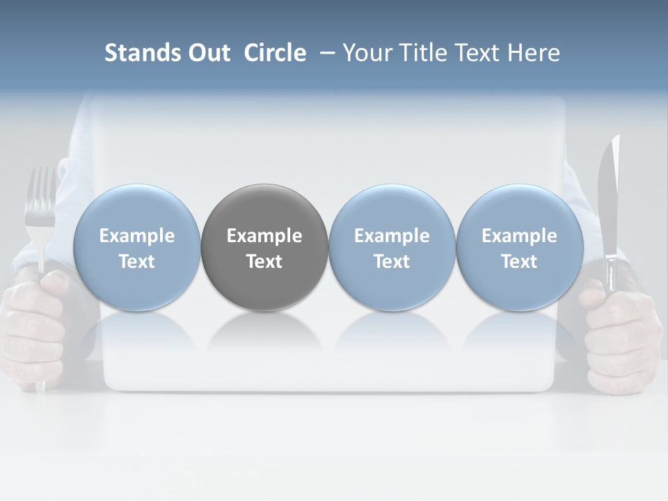 Technology Lunch Interaction PowerPoint Template