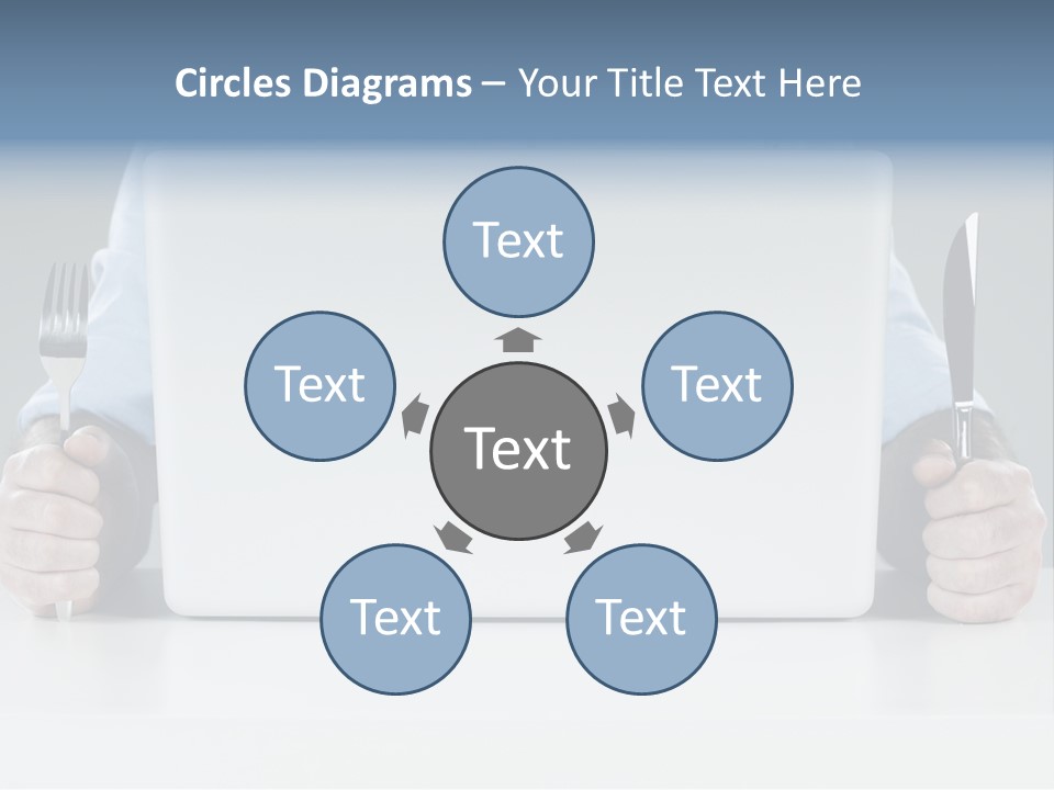 Technology Lunch Interaction PowerPoint Template