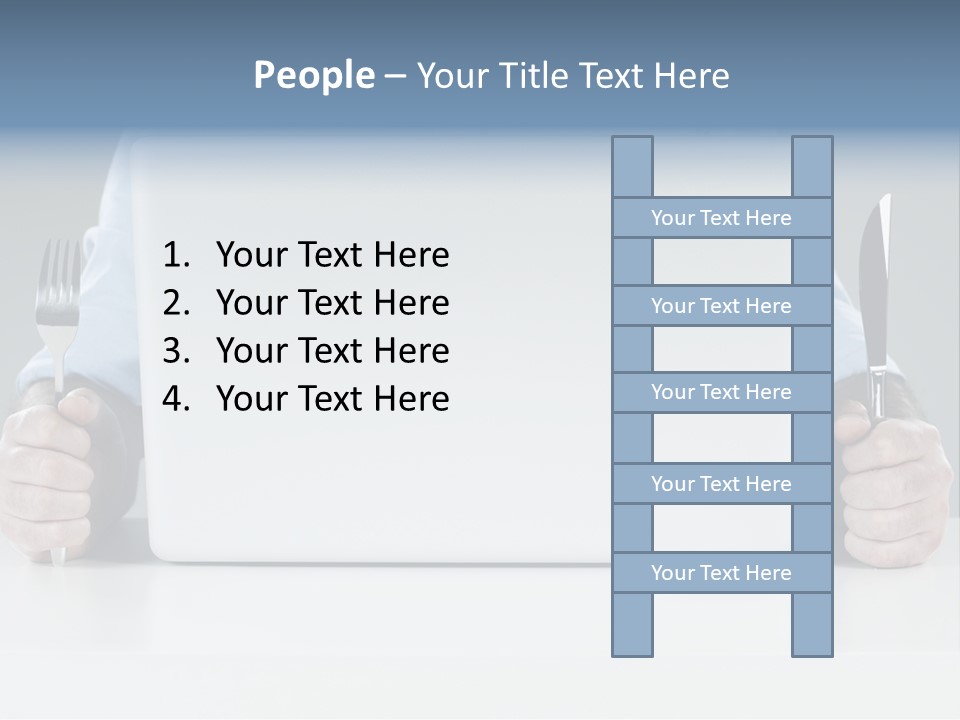 Technology Lunch Interaction PowerPoint Template