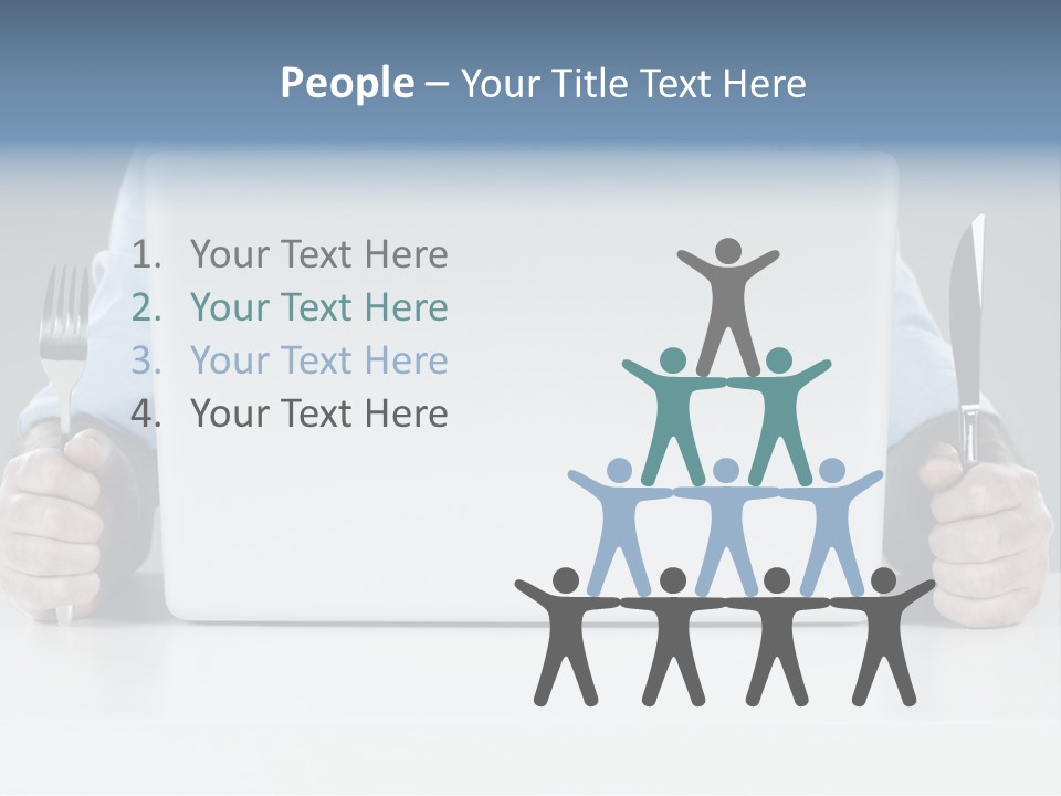 Technology Lunch Interaction PowerPoint Template