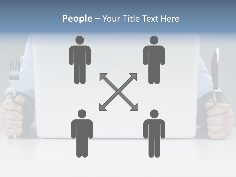 Technology Lunch Interaction PowerPoint Template