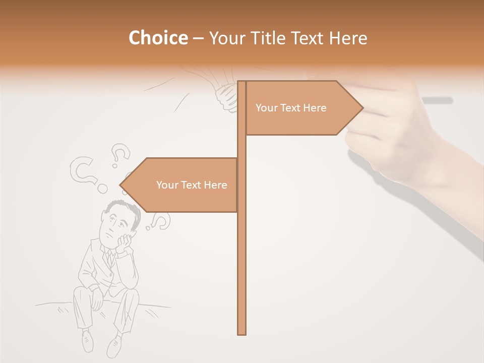 Success Sign Construction PowerPoint Template