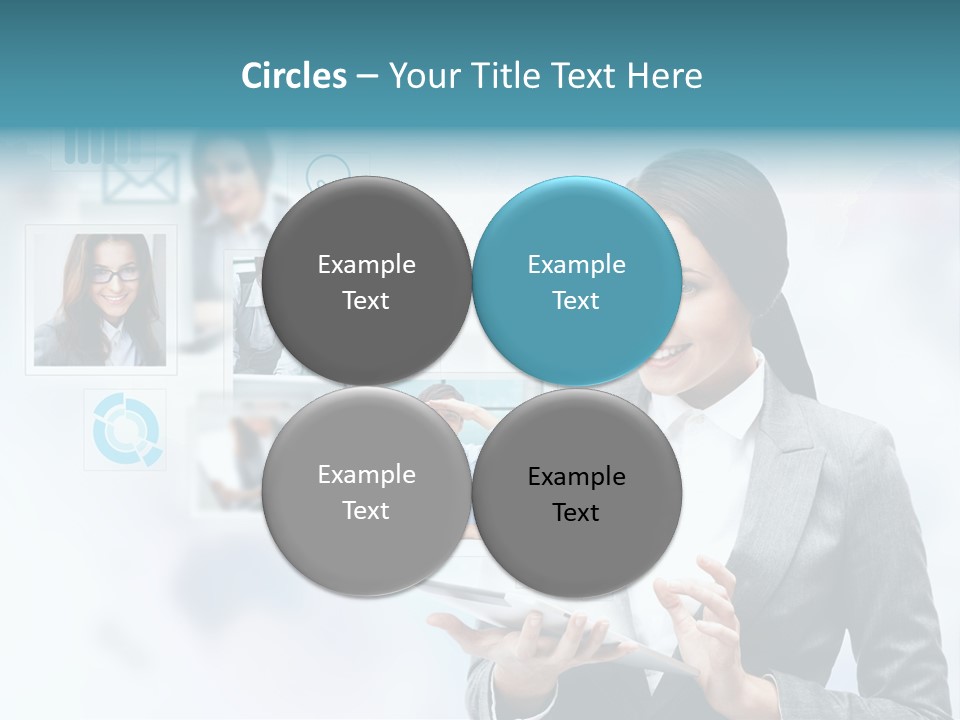 Beautiful Technology Chatting PowerPoint Template