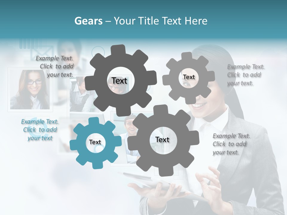 Beautiful Technology Chatting PowerPoint Template