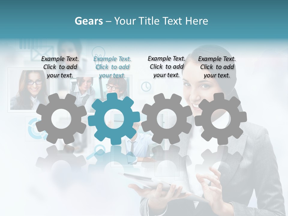 Beautiful Technology Chatting PowerPoint Template