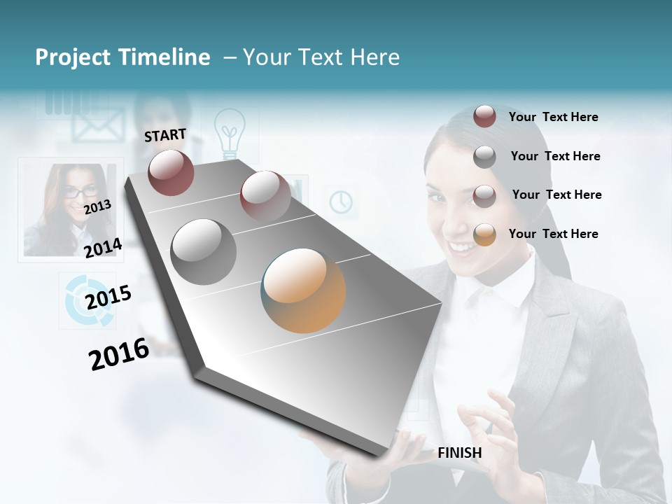 Beautiful Technology Chatting PowerPoint Template