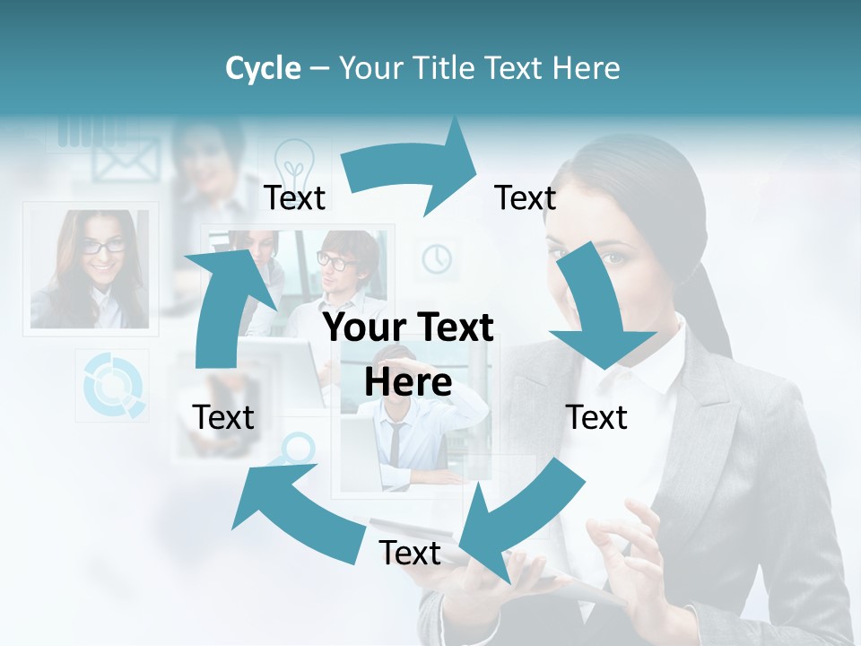 Beautiful Technology Chatting PowerPoint Template