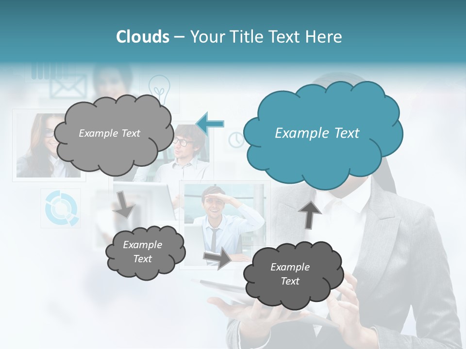 Beautiful Technology Chatting PowerPoint Template