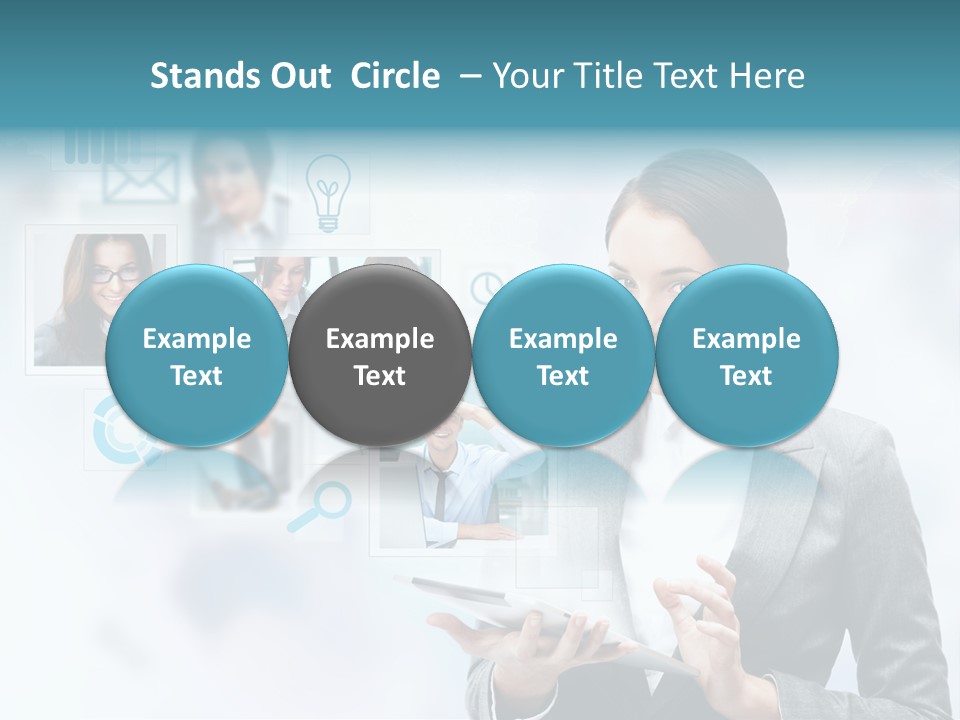 Beautiful Technology Chatting PowerPoint Template