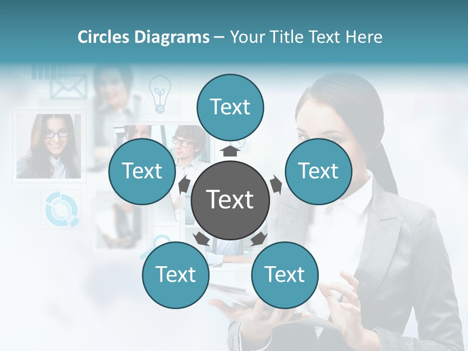 Beautiful Technology Chatting PowerPoint Template