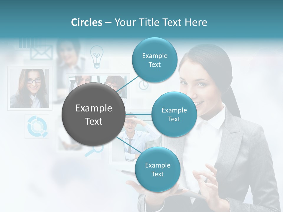 Beautiful Technology Chatting PowerPoint Template