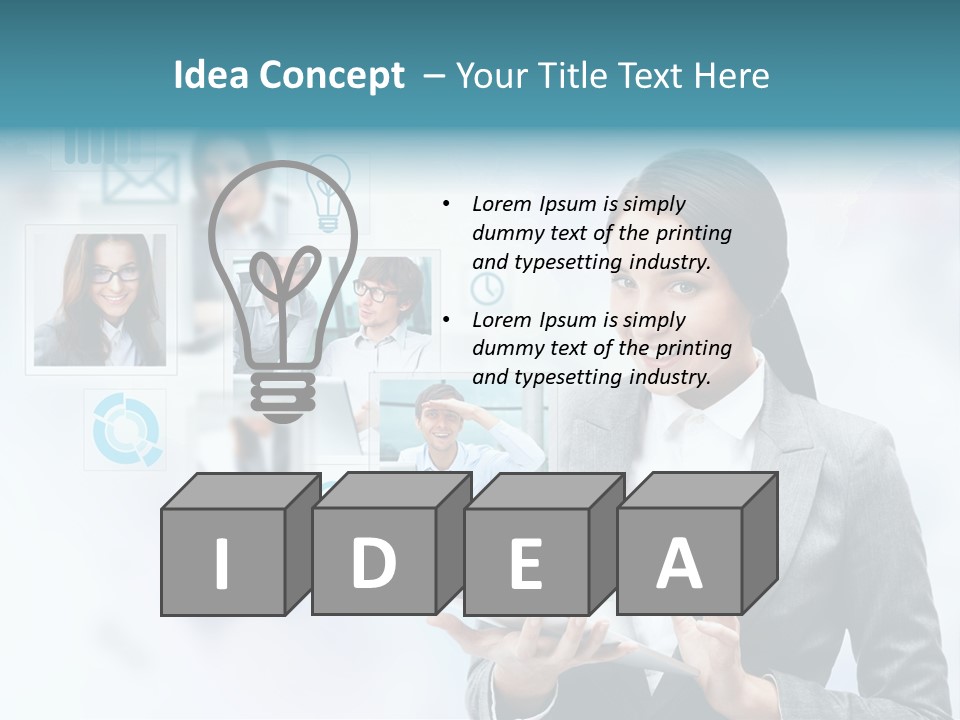 Beautiful Technology Chatting PowerPoint Template