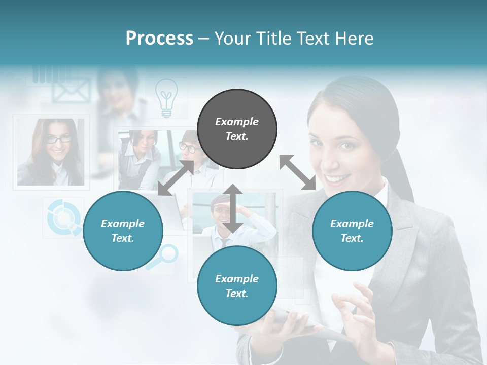 Beautiful Technology Chatting PowerPoint Template