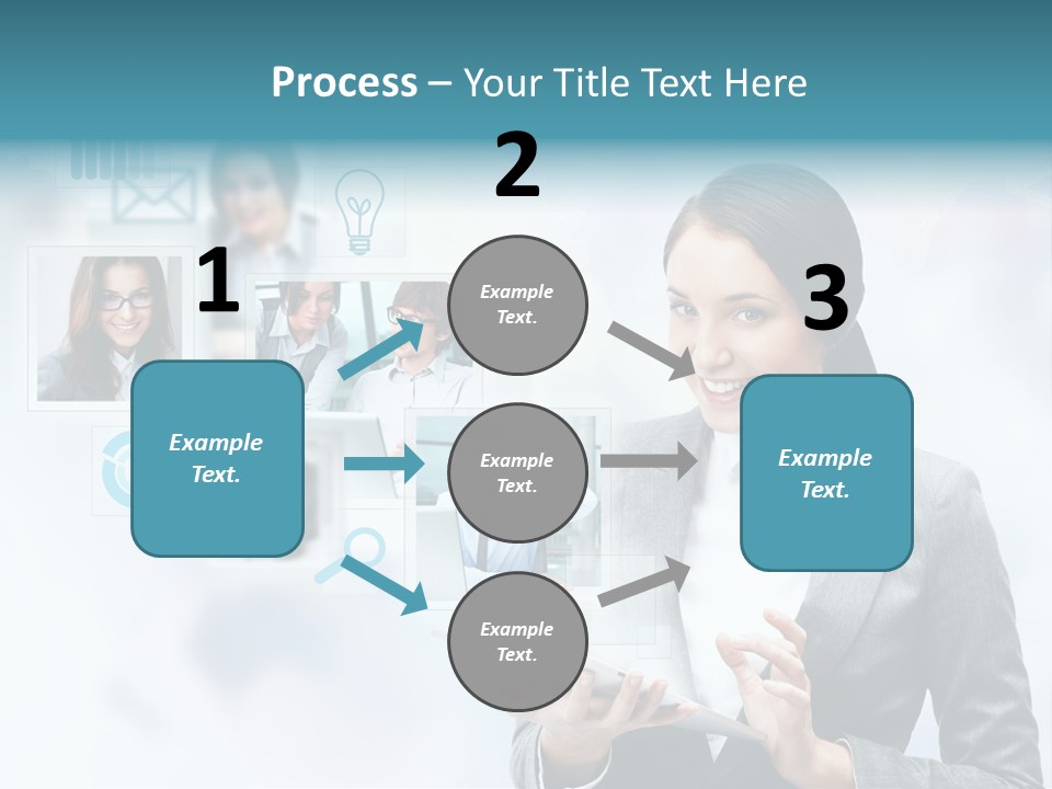 Beautiful Technology Chatting PowerPoint Template