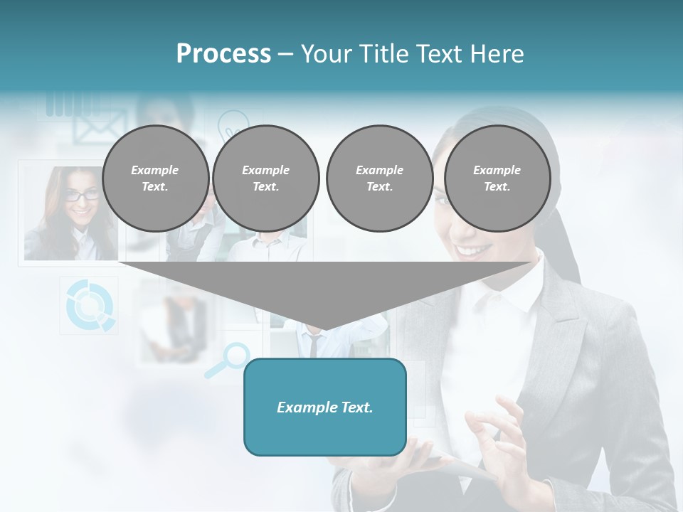 Beautiful Technology Chatting PowerPoint Template