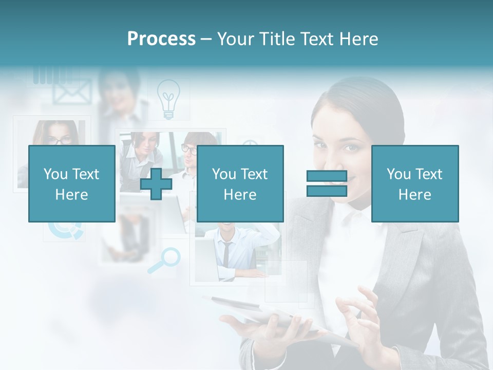 Beautiful Technology Chatting PowerPoint Template
