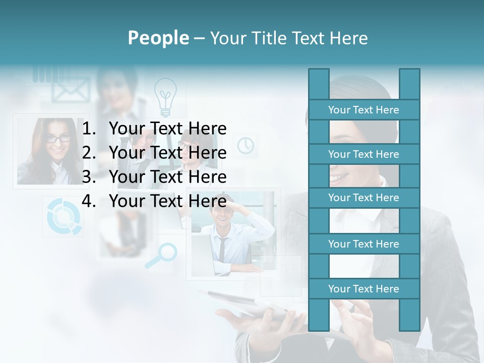 Beautiful Technology Chatting PowerPoint Template