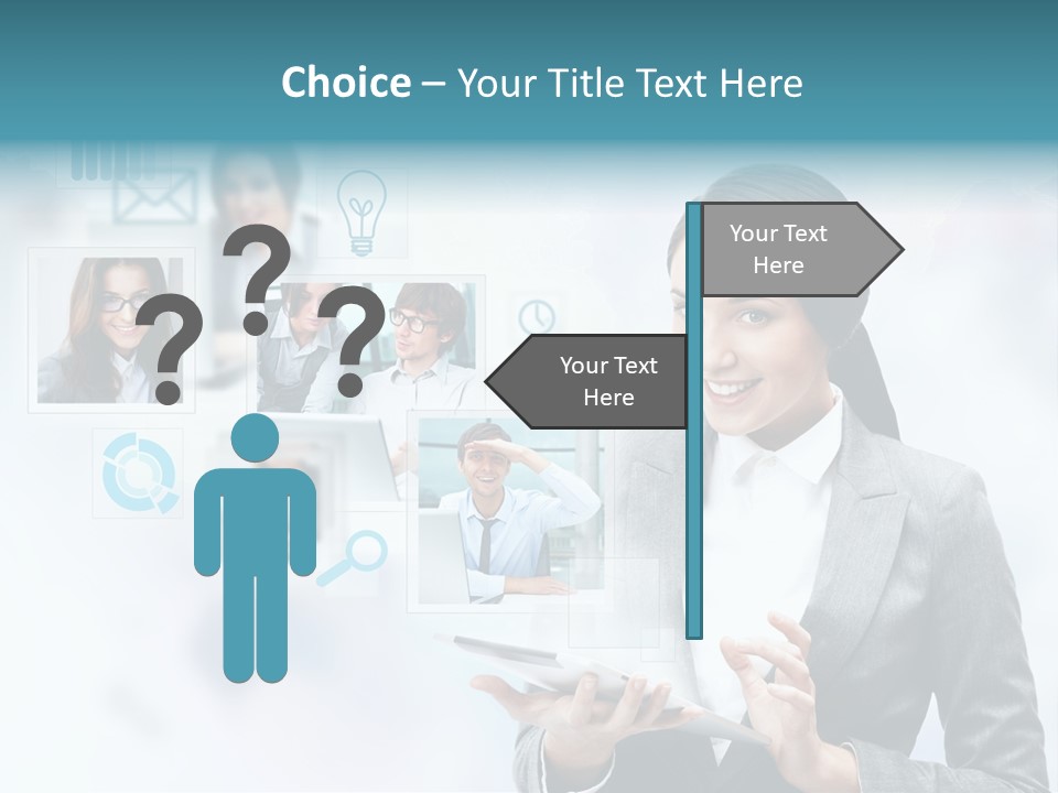 Beautiful Technology Chatting PowerPoint Template