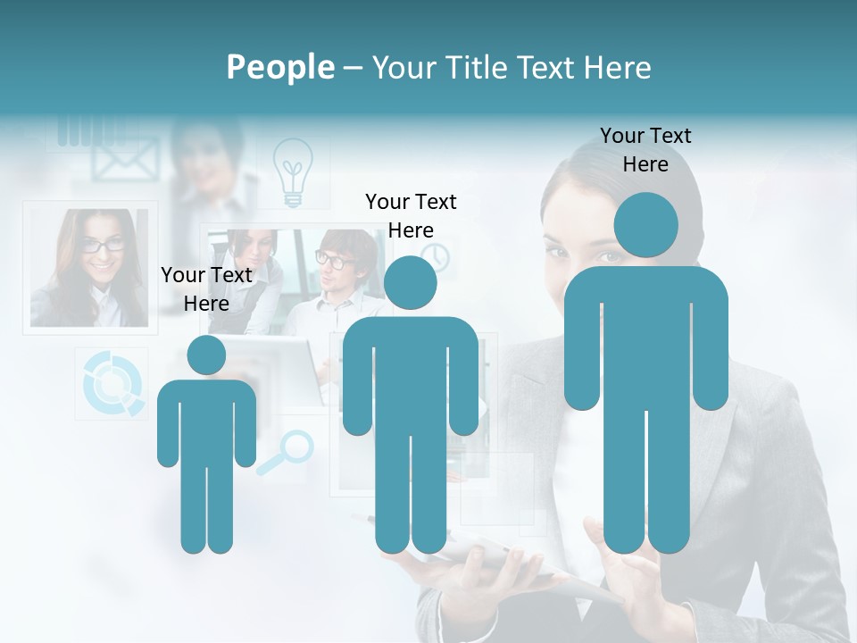 Beautiful Technology Chatting PowerPoint Template