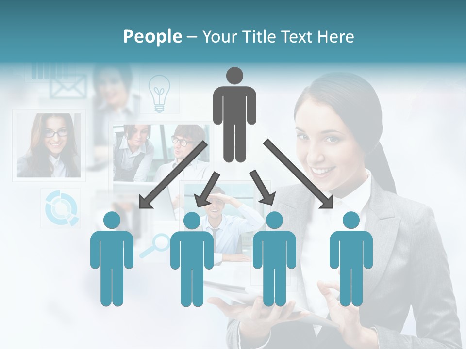 Beautiful Technology Chatting PowerPoint Template