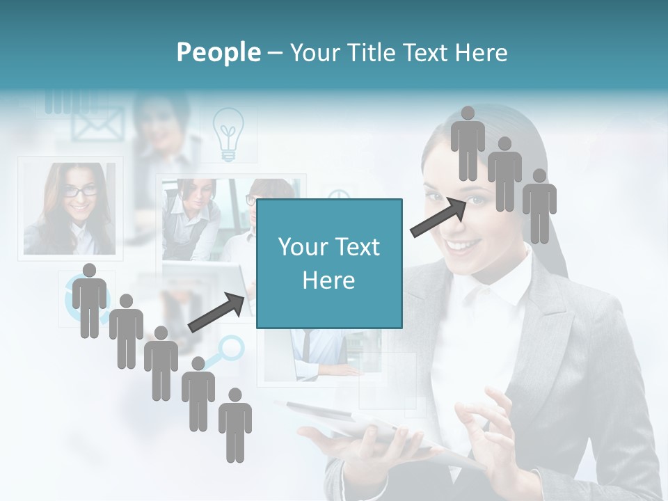 Beautiful Technology Chatting PowerPoint Template
