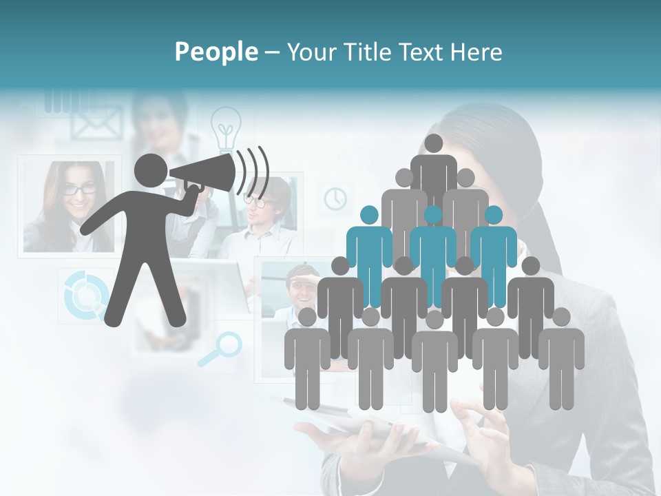 Beautiful Technology Chatting PowerPoint Template