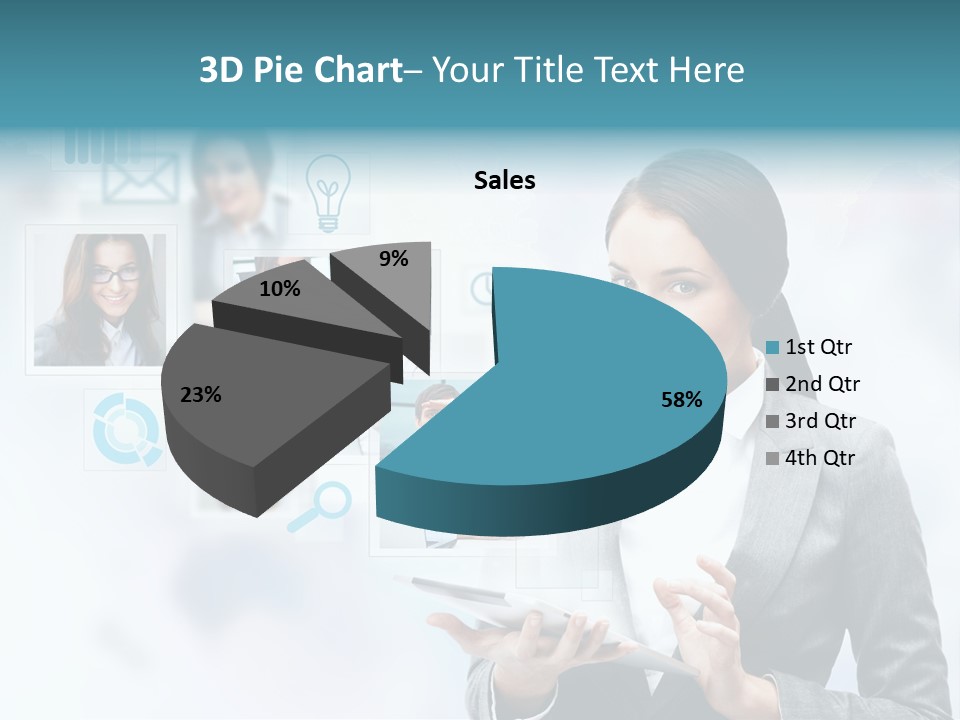 Beautiful Technology Chatting PowerPoint Template