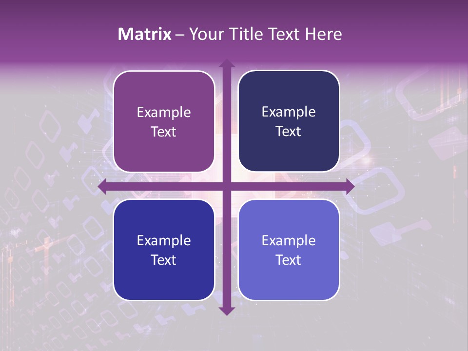 Network Energy Geometric PowerPoint Template