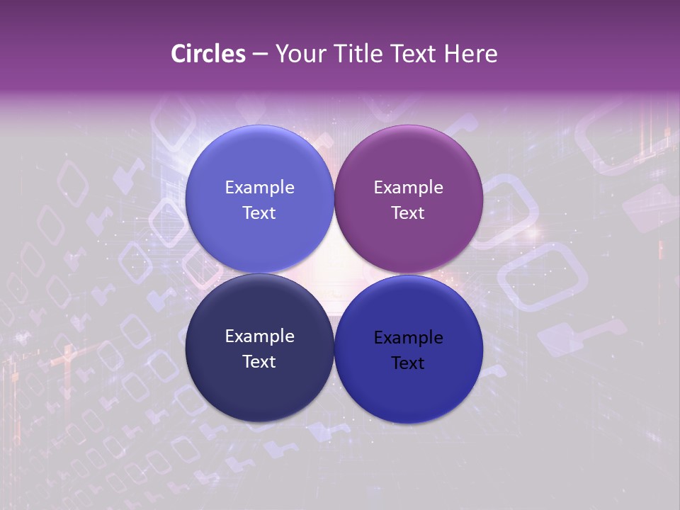 Network Energy Geometric PowerPoint Template