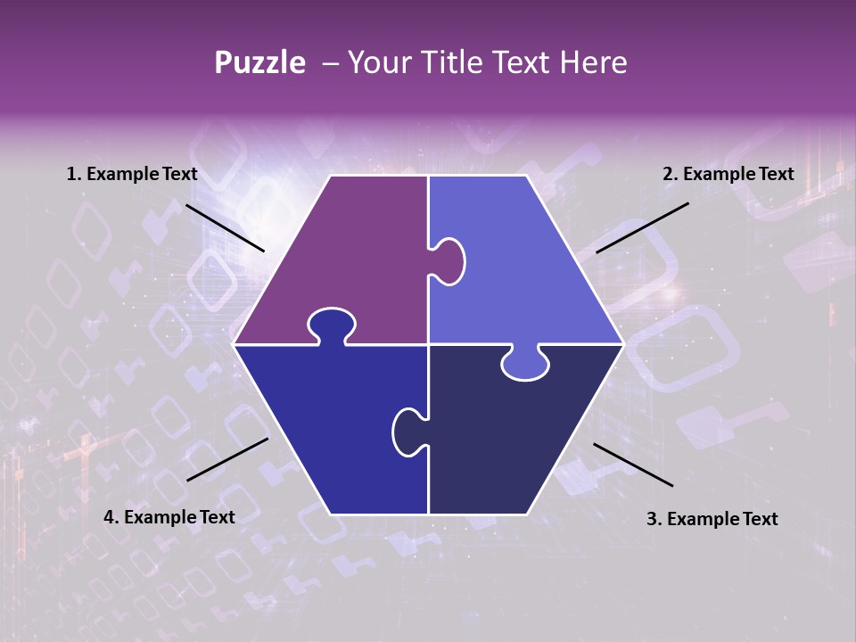 Network Energy Geometric PowerPoint Template