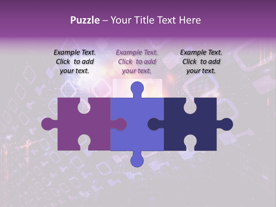 Network Energy Geometric PowerPoint Template