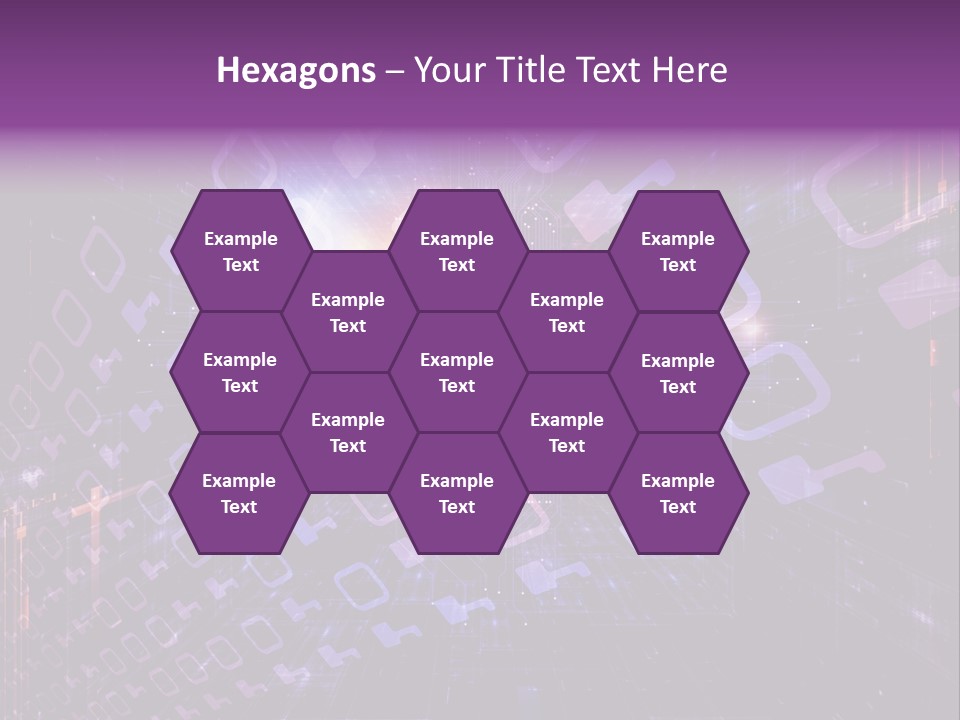 Network Energy Geometric PowerPoint Template