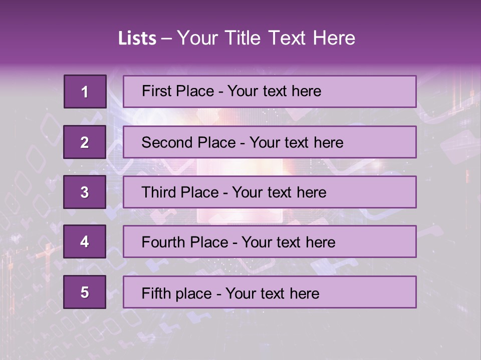 Network Energy Geometric PowerPoint Template