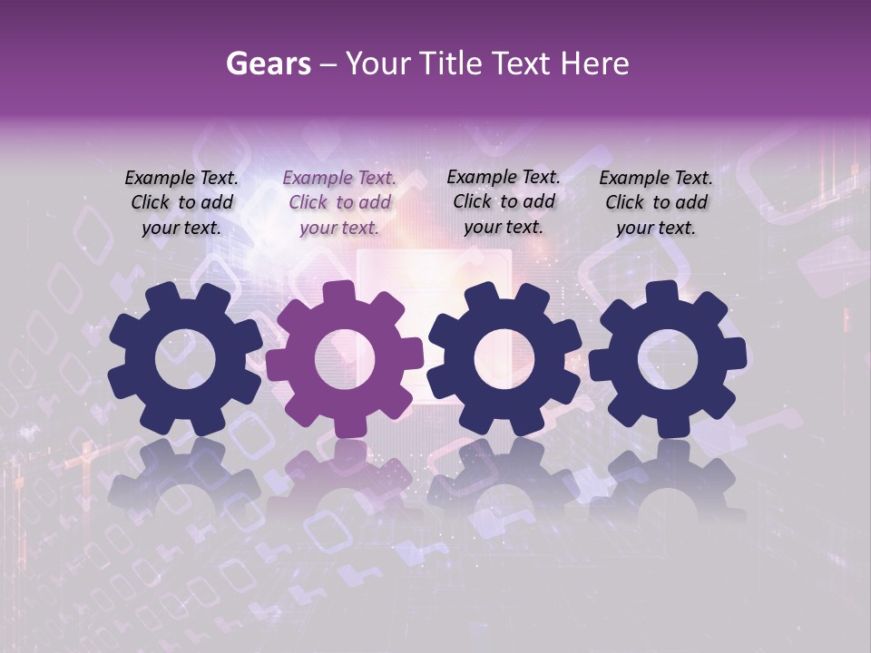 Network Energy Geometric PowerPoint Template