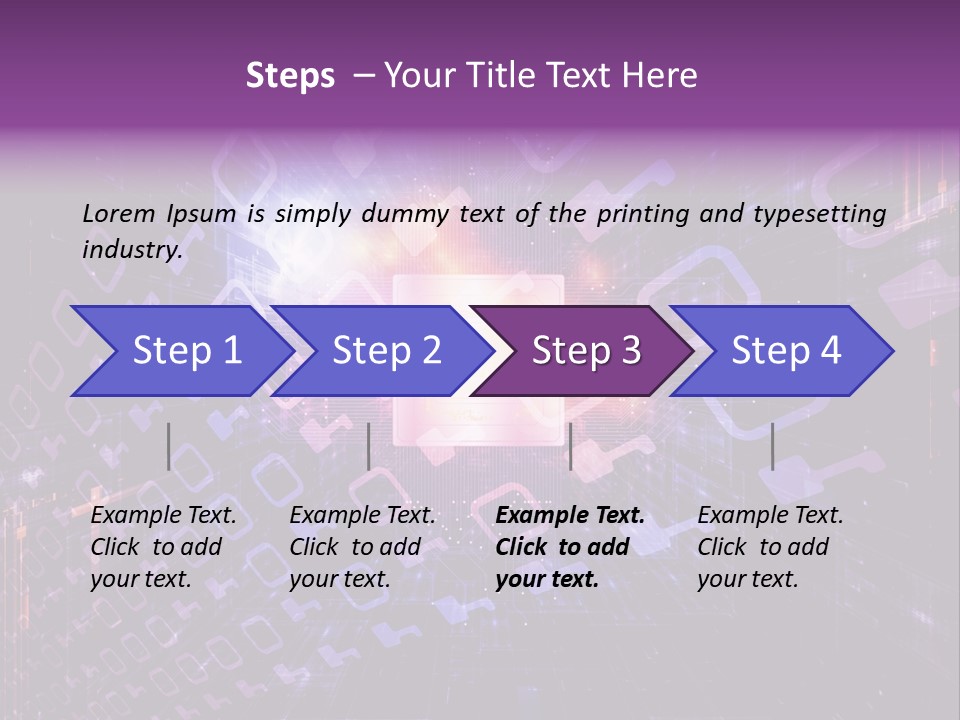 Network Energy Geometric PowerPoint Template
