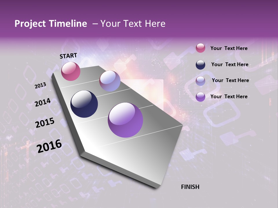 Network Energy Geometric PowerPoint Template