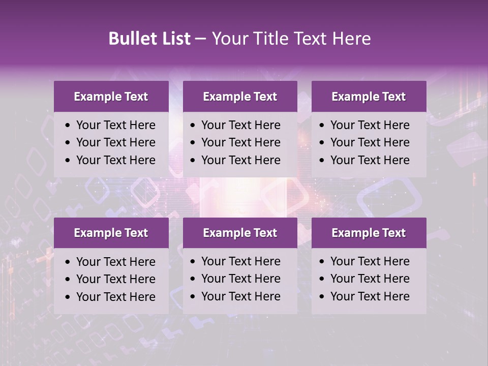 Network Energy Geometric PowerPoint Template